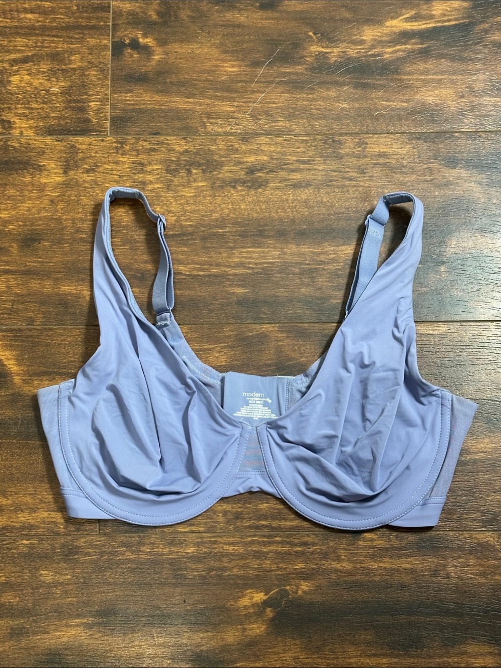 Modern Movement 38DD Cool High Apex Bra 💜 EUC